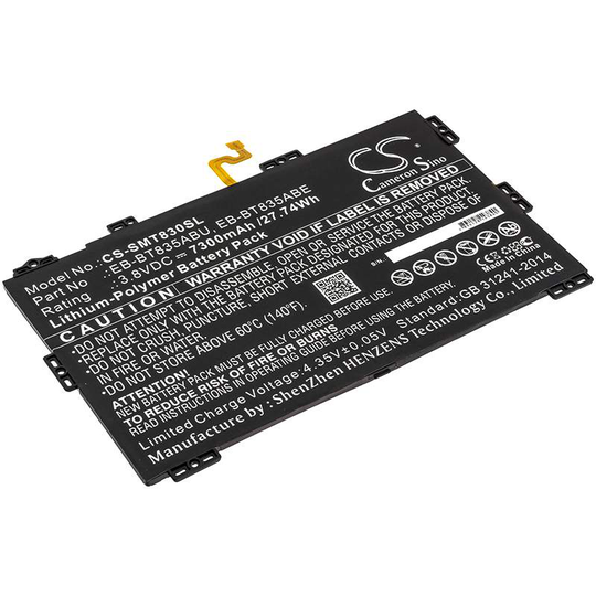 Samsung Galaxy Tab S4 10.5 2018 Galaxy Tab S4 10.5 2018 TD-LTE Galaxy Tab S4 10.5 LTE akku 7300mAh
