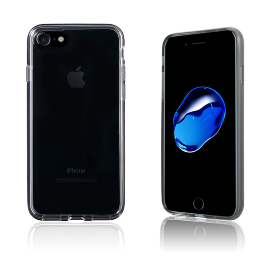 Wulff iPhone 7 / 8 Kirkas Joustava Geelikuori - Läpinäkyvä
