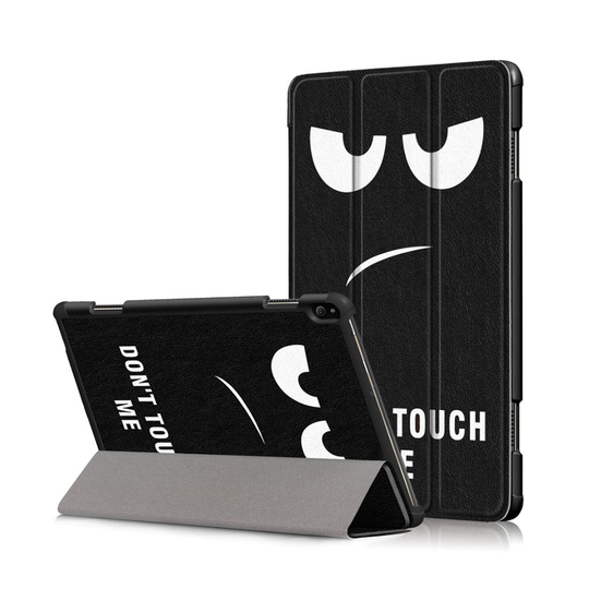 Lenovo Tab P10 kuosillinen nahkainen flip Suojakotelo - Do Not Touch Me