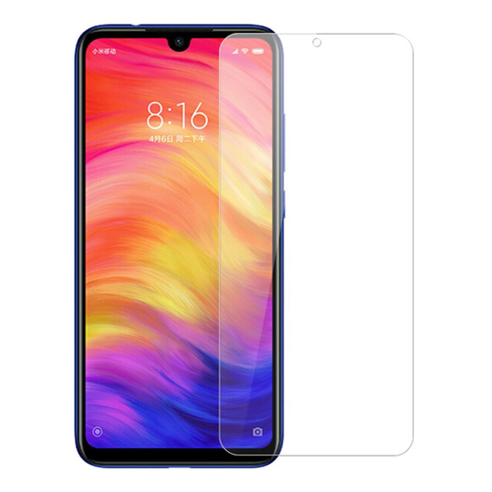 Xiaomi Redmi Note 7 arc edge tempePunainen glass näytönsuoja