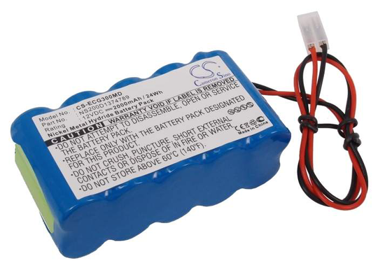 Biocare ECG-100 ECG-101 ECG-101G akku 2000mAh