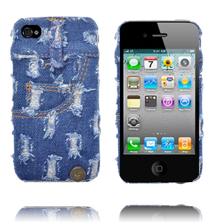 Cool Jeans (Kulutettu Sininen Etutasku) iPhone 4 Suojakuori