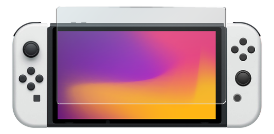 Näytönsuoja 7" Nintendo Switch OLED:lle, Suojaa Naarmuilta, Läpinäkyvä, 0,33 Mm, Sis. Asennusta