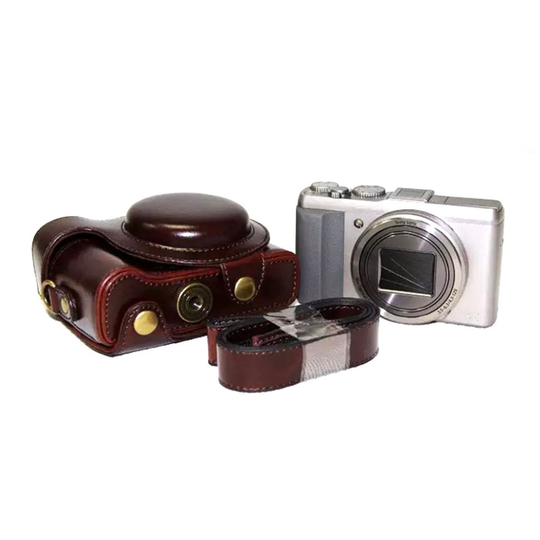 Sony HX60, HX50 ja HX30 olkahihnallinen kamerakotelo - Tummanruskea