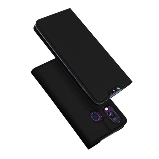 DUX DUCIS Samsung Galaxy A40 leather case - Black
