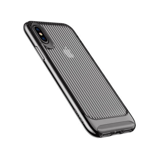 USAMS iPhone X business suojakuori - Musta