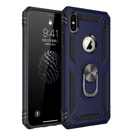 Bofink Combat iPhone Xs Max kuoret - Sininen