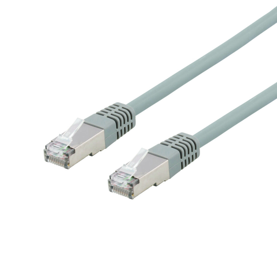 U/FTP Cat6a Laitekaapeli, 5m, 500MHz, Delta-sertifioitu, LSZH, Harmaa