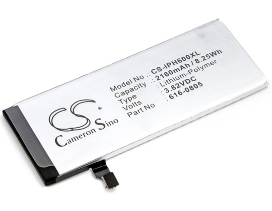 Apple iPhone 6 yhteensopiva tehoakku 2160 mAh