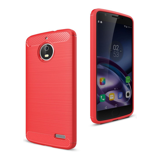 Motorola Moto E4 laadukas suojakuori - Punainen
