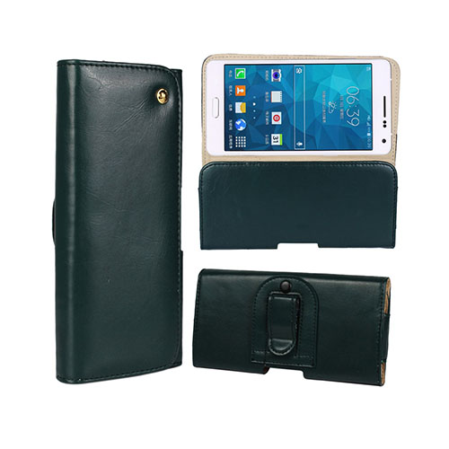 Gaarder Pouch Samsung Galaxy A3 Vyökotelo Aitoa Nahkaa - Tummanvihreä