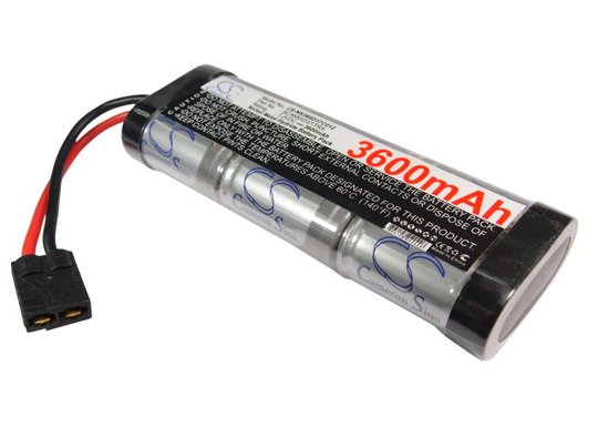 RC akku Ni-MH 3600 7.2V Traxxas liittimet