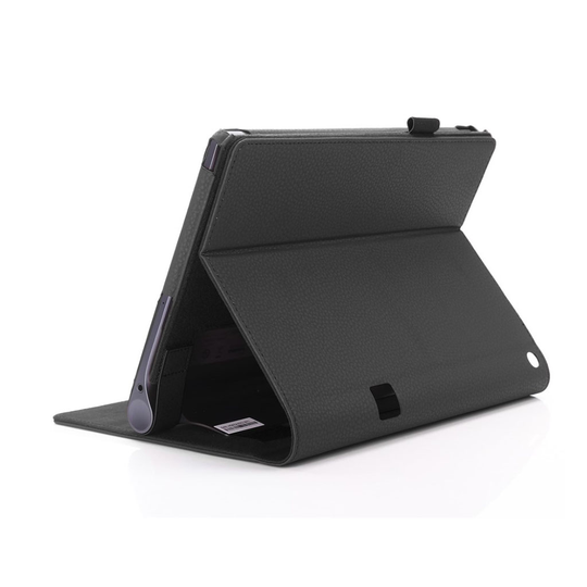 Lenovo Tab 3 Plus 10 nojallinen suojakotelo - Musta