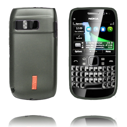 InCover (Musta) Nokia E6 Silikonikuori
