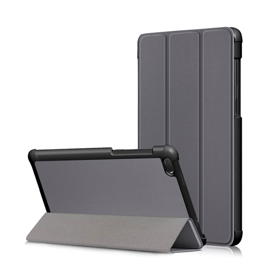 Lenovo Tab E7 taivutettava synteetti nahkainen tabletti suojakotelo - Harmaa