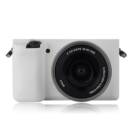 Sony Alpha A6300 ja A6000 tyylikäs kamerakotelo - Valkoinen