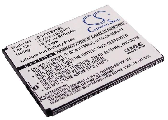 Alcatel A382G One Touch 155 One Touch 808 akku 900mAh