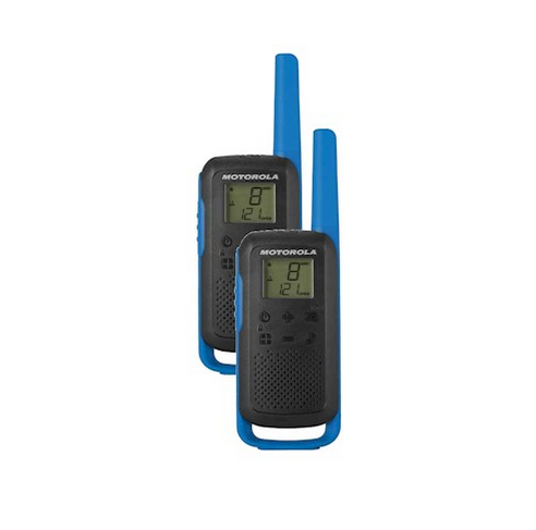 Motorola Talkabout T62 radiopuhelin tuplapakkaus + laturi sininen