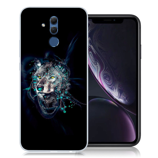 Huawei Mate 20 Lite kuviollinen joustava pehmeä silikooni muovinen takasuoja kuori - Karhu