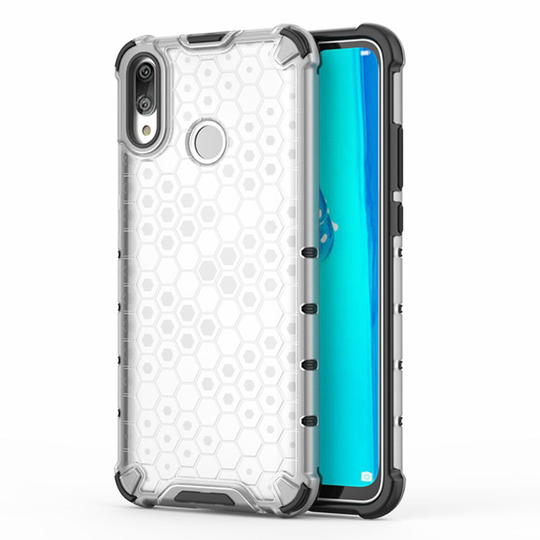 Bofink Honeycomb Huawei Y9 2019 kuoret - Valkoinen