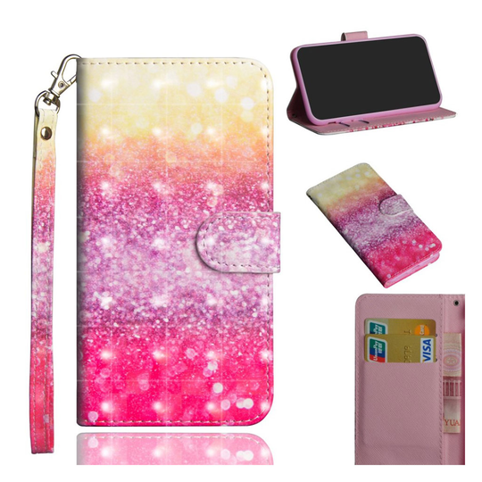 Sony Xperia 10 Plus pattern leather case - Glittery Elements