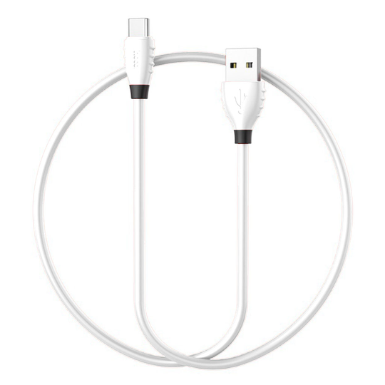 Universaali HOCO X27 Excellent Type-C USB data synkronisointi kaapeli - Valkoinen