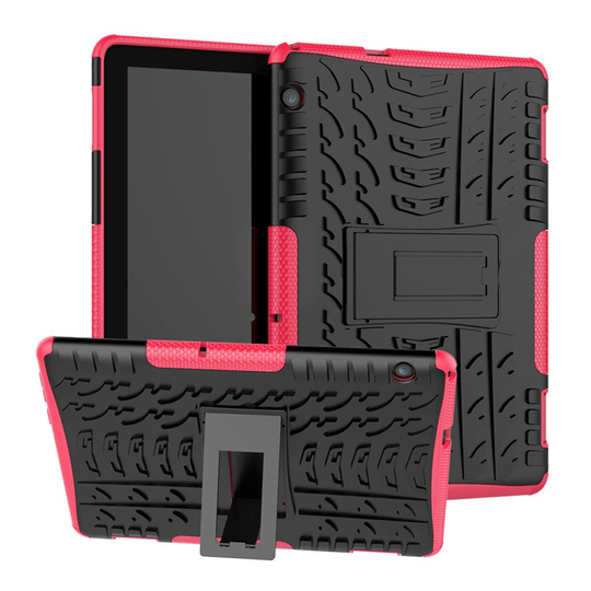 Huawei MediaPad T5 luistamaton hybridi suojakotelo - Ruusu