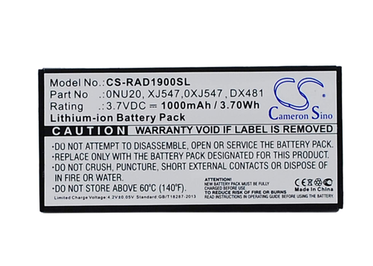 DELL E2K-UCP-61(B) NP007 SAS 6/IR Perc 5i akku 1000mAh