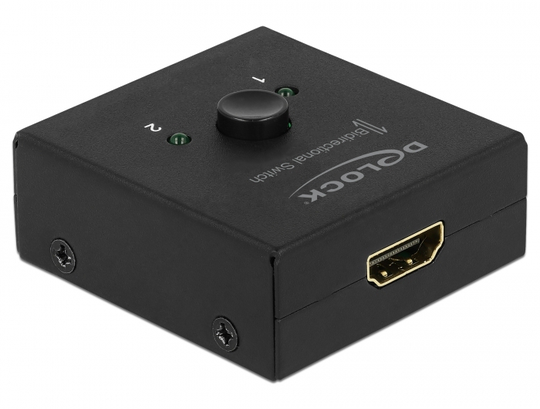 This HDMI Switch By Delock Is A Manual Bidirectional Switch For Connecting Different Devices With HD