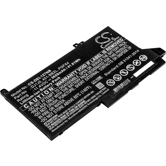 DELL Latitude 12 7000 Latitude 12 7280 Latitude 12 7480 akku 3650mAh