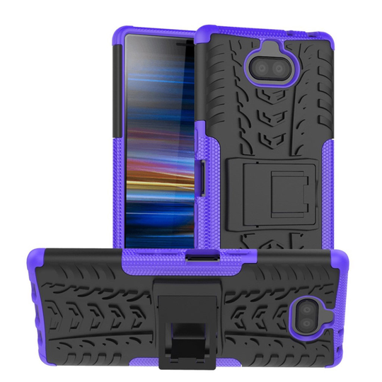 Sony Xperia 10 Plus tyre combo case - Purple
