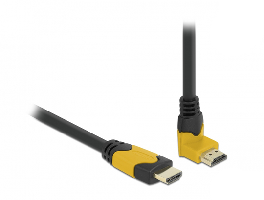 High Speed HDMI Cable 90° Upwards Angled 48 Gbps 8K 60Hz 2m