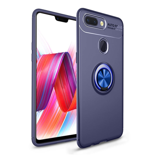 Xiaomi Mi 8 Lite rengaspidike suojakotelo - Sininen