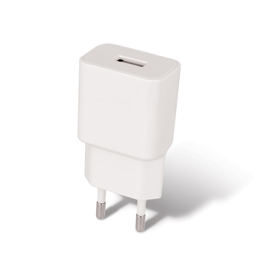 Maxlife MXTC-01 Fast Charge seinälaturi 2 1A + Lightning-kaapeli valkoinen