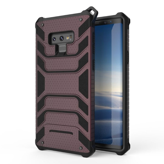 Samsung Galaxy Note9 ANGIBABE Spider Sarja Hämähäkki Hybriidi Muovinen Takasuoja Kuori - Viinin Punainen