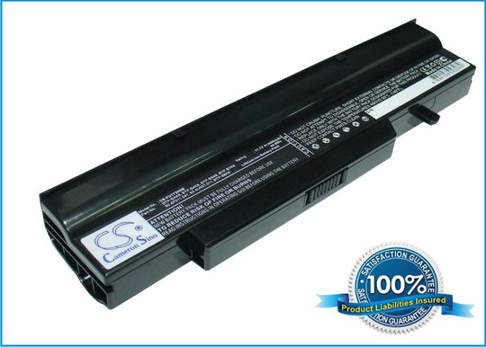 Fujitsu Fujitsu Amilo Li1718 Amilo Li1720 Amilo Li2727 yhteensopiva akku - 4400 mAh Musta