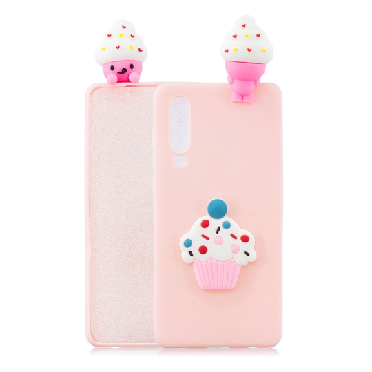 Cute 3D Samsung Galaxy A70 kuoret - Jäätelö