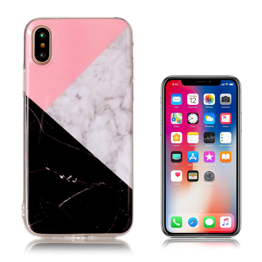 iPhone X design suojakuori - Kolmivärinen