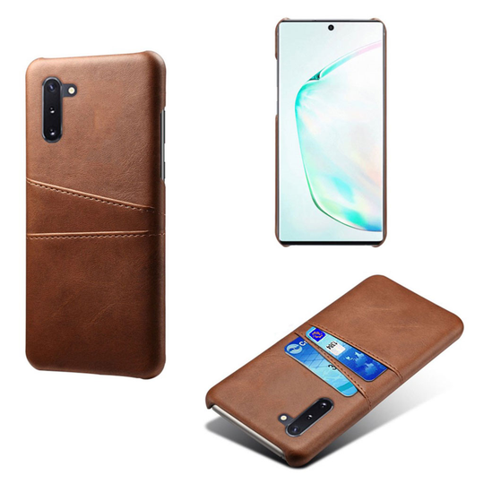 Dual Card Samsung Galaxy Note 10 kuoret - Ruskea