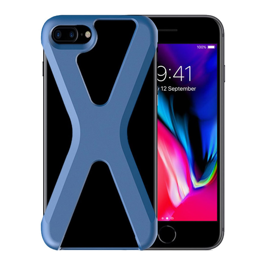 DAITE iPhone 7 Plus ja 8 Plus moderni suojakuori - Sininen