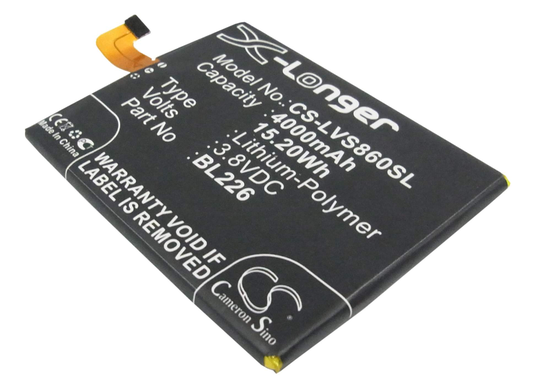 Lenovo S860 akku 4000 mAh