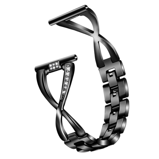 Samsung Galaxy Watch (46 mm) X-shape aluminum watch band - Black