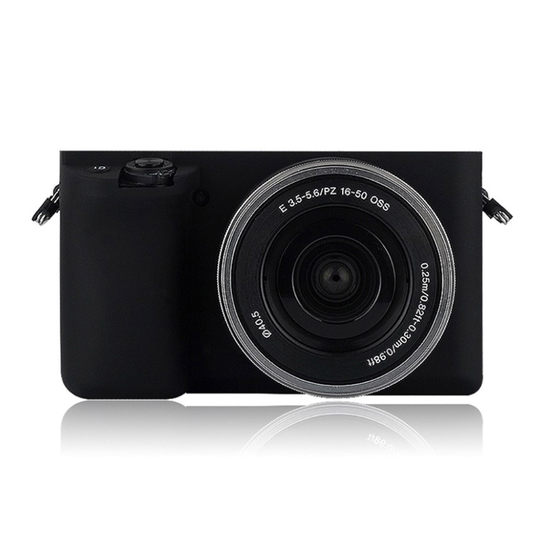 Sony Alpha A6300 ja A6000 tyylikäs kamerakotelo - Musta
