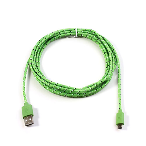 Universaali 3m Micro Usb Kaapeli Älypuhelimille - Vihreä