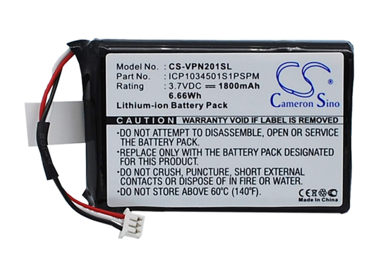 VDO Dayton MS2010AUS akku 1800mAh