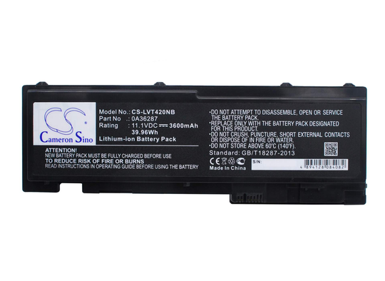 Lenovo ThinkPad T420s Thinkpad T420s 4171-A13 ThinkPad T420si akku 3600 mAh
