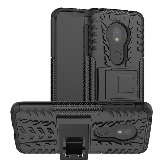 Offroad Motorola Moto G7 Play kuoret - Musta