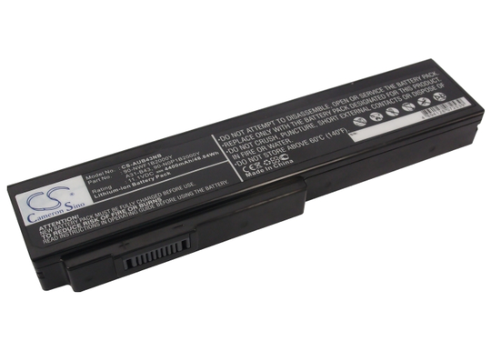 Asus B43 akku 4400mAh / 48.84Wh mAh - Musta