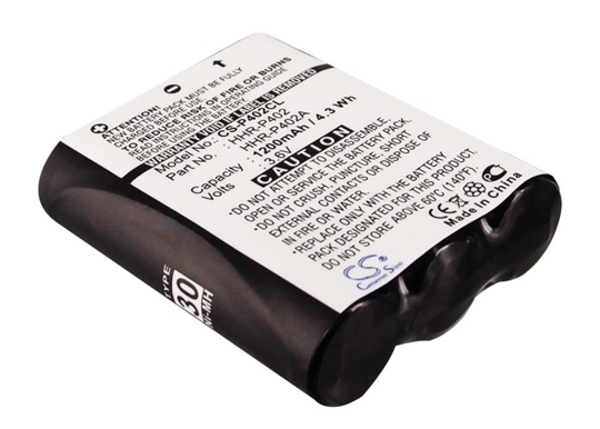 Panasonic HHR-P402 KX-FPG371 KX-FPG372 Langaton puheline Akku