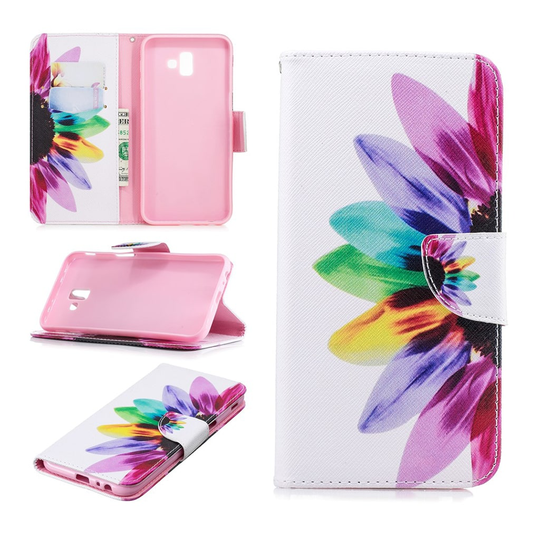 Wonderland Samsung Galaxy J6 Plus (2018) kotelot - Värikäs Terälehdet
